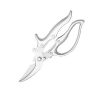 TEMU Tijeras de Cocina Multifuncionales - Tijeras Resistentes para Huesos de Pollo, Aves, Pescado, Carne y Hierbas con Empuñaduras Antideslizantes, Plateado