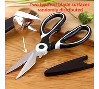TEMU Tijeras de Cocina Profesionales de 8.5 Pulgadas en Acero Inoxidable con Mango de Aleación de Aluminio - Ideales para Cortar Pollo y Más