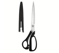 TEMU Tijeras de profesionales de 10 pulgadas con - Tijeras de corte afiladas de acero inoxidable para tela, ergonómicos, ideales para uso en prendas y oficina, suministros de costura adicionales