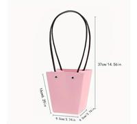 TEMU Tipo T Bolsa de Papel Impermeable Bolsa de Papel para Flores Bolsa de Embalaje Trapezoidal Cuadrado de Flores de