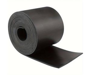TEMU Tira de Goma Neopreno Negra Versátil - 10ft x 3mm, Rollo Sólido No Adhesivo para Juntas DIY, Almohadillas, Sellos, Impermeabilización, Artesanías, Suelos y Más