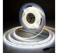 TEMU Tira de luces LED COB, cadena de diodos DC12V/24V, para decoración de salón, , pequeña luz nocturna, luz decorativa flexible de de energía (sin enchufe)