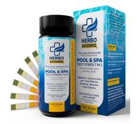 TEMU Tiras Reactivas 7 en 1 para Piscina y Spa - Medidor de pH, Cloro Libre, Alcalinidad, Total, Ácido Cianúrico y - Ideal para Bañeras de Hidromasaje y Profesional - 100 uds