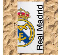 TEMU Toalla Real Madrid diseño oficial con del club y colores emblemáticos - Toalla de Madrid y baño de gran tamaño ideal para fans del equipo con estilo y comodidad