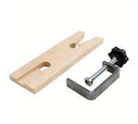 TEMU Topes de de madera para moldes con abrazadera, topes de de Fu móviles, topes de de madera para sierras curvas de , herramienta de martilleado dorado
