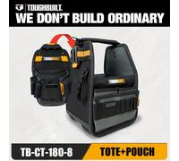 TEMU TOUGHBUILT TB-CT-180-8 Bolsa y estuche de almacenamiento de herramientas de 8 pulgadas