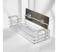 TEMU TS-4301 Estantería Multiuso almacenamiento de Acero Inoxidable 304, instalación rápida con gancho autoadhesivo sin taladro para baño y cocina, 285x115x65mm