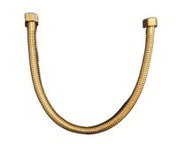 TEMU Tubo de Conexión para Baño Resistente con Externa 1/2" - Tubería Anticorrosiva Negras, Ducha, Lavabo: Fácil Instalación a Prueba fugas, Óptimo Acabado Metálico . Estructura Duradera y Diseñada