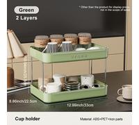 TEMU UFORU Estante de Tazas de Drenaje Multifunción para Almacenamiento de Tazas de Té en Casa con Organizador de Gran Capacidad, Estante de Pie, Estante de Pie
