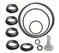 TEMU Un conjunto completo de repuestos para bombas de filtro de arena, válvulas de de aire y anillos O - Compatible con piscinas de superficie, juntas de plástico y goma para el de .