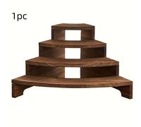 TEMU Un estante de exhibición de madera , diseñado para sostener tazas o artículos decorativos, ideal para el hogar, y otros