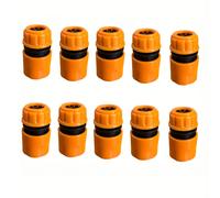 TEMU Un juego de 10 adaptadores de conexión rápida para mangueras de jardín de plástico, con accesorios de 1/2 , compatibles con pistolas de de coches, que cumplen con los estándares y americanos