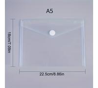TEMU Un juego de fundas para archivos en tamaños A5, A7 y A8, hechas de material adecuado para guardar papeles de prueba y cubiertas de documentos