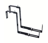 TEMU Un macetero colgante negro para con gancho de hierro ajustable, soporte para macetero colgante, herramienta de jardinería adecuada para y patio