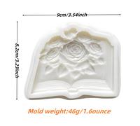 TEMU Un molde de silicona , ideal para creaciones DIY, fondant, chocolate y decoración de pasteles y galletas, una nueva opción para el hogar que un romántico