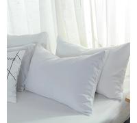 TEMU Un Par de Fundas de Almohada de Color Sólido, 48x74 cm