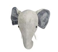 TEMU Una colgante de pared de una cabeza de animal en un estilo nórdico, con un diseño e de elefante.