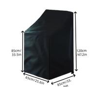 TEMU única para silla individual, 1 pieza, para silla 70*70*85/125 cm, resistente a los rayos UV, para patio, exterior, , con cordón ajustable en la parte inferior para un ajuste más ceñido