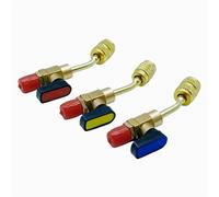 TEMU Válvula de para aire acondicionado, válvula de cierre para HVAC, adaptador de válvula de de cierre 1/4" 5/16" SAE R22 R12 R410a para de mini split