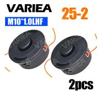 TEMU Variea-2 piezas 25-2 Cabezales de cortacésped, Adecuados para la especificación M10 X 1.0, Piezas de repuesto para cortacésped de , Herramientas de jardín, Cabezales de cepillo para cortacésped