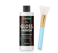TEMU Varnish Artístico Extra de 200 ml, , Anti-roturas, Adecuado para Artistas Profesionales, Varnish Básico para Pintura al Óleo, , Madera