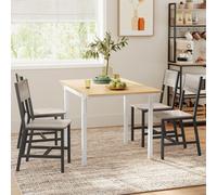 TEMU VASAGLE Juego de 2 Sillas de Comedor, de Acero, Estilo Industrial, para Comedor, , Cocina