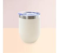 TEMU Vaso de Acero Inoxidable de Capa, 1 , Taza con Forma de Hueso de en U, 12 oz/360 ml Multiusos, Reutilizable, de Sello Deslizante, Vaso de Aislamiento con Aislamiento al Vacío, Vaso para Vino