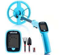 TEMU VEVOR Detector de Metales, 101.6 mm, Detector de Metales con Pantalla LCD, Bobina de Búsqueda de 152.4 mm, Detector de Oro Ajustable de 650-930 mm, Fácil de Usar, para la Exploración de Oro