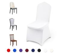 TEMU VEVOR Fundas para Sillas, de Poliéster Spandex para Sillas, Elástica para Sillas , Ajuste Universal para Comedor, , Boda, Banquete (105 piezas, )