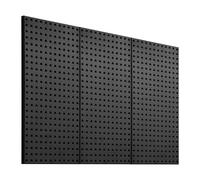 TEMU VEVOR Paneles de tablero de metal 3 paneles 24" x 12" Organizador de pared para herramientas de garaje
