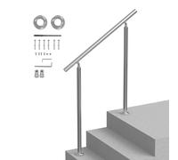 TEMU VEVOR para Escaleras Exteriores de 39.4 pulgadas / 100 cm para Terrazas y para Mayores