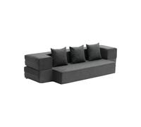 TEMU VEVOR Sofá Cama Plegable 3-en-1 Cama Sofá Plegable Almohadas Twin