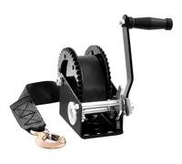 TEMU VEVOR Winch manual, capacidad de de 2000 libras, winch de remolque de barco pesado con cuerda de manivela de 23 pies y de dos vías, winch de manivela manual para remolque, barco o remolque de ATV