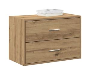 TEMU vidaXL Armario con 2 cajones artesanal 60x31x40 cm, armario de almacenaje, aparador, aparador tipo buffet, vitrina, mueble de salón