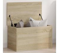 TEMU vidaXL de almacenaje madera ingeniería 60x35x35 cm, de mantas, cofre de almacenamiento, baúl de juguetes, de juguetes