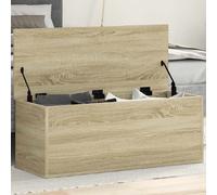 TEMU vidaXL de almacenaje madera ingeniería 90x35x35 cm, de mantas, cofre de almacenamiento, baúl de juguetes, de juguetes