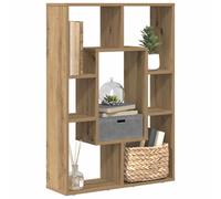 TEMU vidaXL Estantería de madera de ingeniería artisian 63x20x90 cm, librería, estantería para libros, estante para libros, librerías