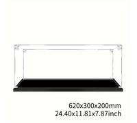 TEMU Vitrina acrílica multifuncional, adecuada para 42056, de exhibición de modelos (24.4 X X 7.87 pulgadas): y coleccionables y figuras, regalo para diversas ocasiones