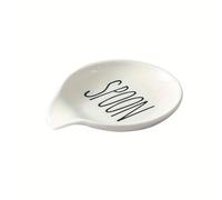 TEMU YUMIPLUS Soporte para cucharas de cerámica - 4,3" , Soporte para cucharas para encimera de cocina, para el hogar, pícnic al y regalos, Soporte para utensilios de cocina, Diseño minimalista