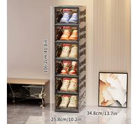 TEMU Zapatero de 6 niveles para un almacenamiento de zapatos más conveniente. para entradas, dormitorios y . Diseño plegable que ahorra , cocina