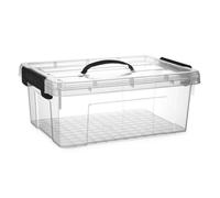 TEMU ZYLX SHOPPING - Cajas de Almacenaje Plástico con y Asa 5,7L / 8,5L / 12,6L Transparentes