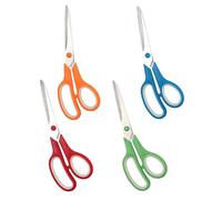 TenaLucy 4 Piezas Tijeras Cocina, Utensilios de Cocina Tijeras para Zurdos, Punto de Cruz Tijeres Costura, Multicolor Tijera Oficina, Hilo Bordar Tijera Manualidades para Mbalajes Yute Papel Lino Fino