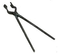 Tenaza de forja Pinzas de herrero Tenaza de forja de boca redonda Tenaza de forja de 45/50/100 cm para Anvil Fabricación de cuchillos Ingeniero Herrero Forja,50cm