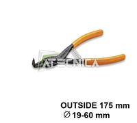 Tenazas Retenedor Picos Doblado 90° beta 1038 175 MM Anillos Elástico Exterior