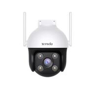 Tenda Cámara de Seguridad Exterior de 2.5 K 360° - 4 MP, panorámica/inclinación, visión Nocturna a Color con 4 focos, Antenas WiFi duales, detección Humana y vieche de IA, Audio de 2 vías, Alexa,