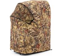 Tenda da riparo Stealth Gear per una persona, sedia Hide M2 in vimini