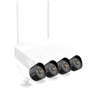 Tenda Kit de videovigilancia K4W-3TC HD inalámbrico y alámbrico 4 canales - Nuevo