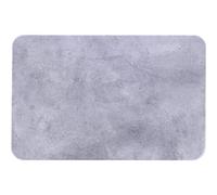 Tendance - Alfombra de diatomita 39x60cm - Efecto hormigón Gris - Baño - Alfombra