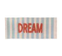 Tendance - Alfombra Dream Tufted inscripción algodón 45x120 cm - Azul Beige