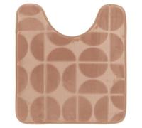 Tendance - Alfombrilla de Microfibra con Memoria de Forma Roy 45x50 cm - Cappuccino
